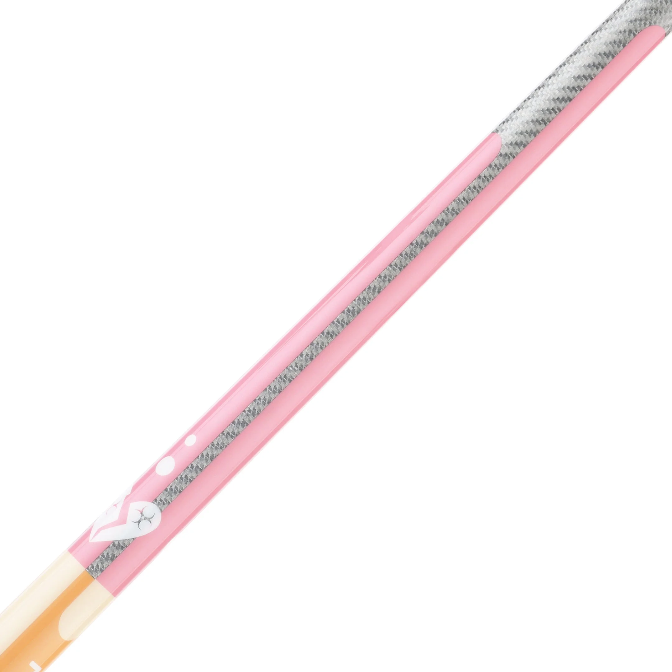 Poison Candy Pool Cue with Carbon Fiber Shaft - Peach/Pink - Image 4