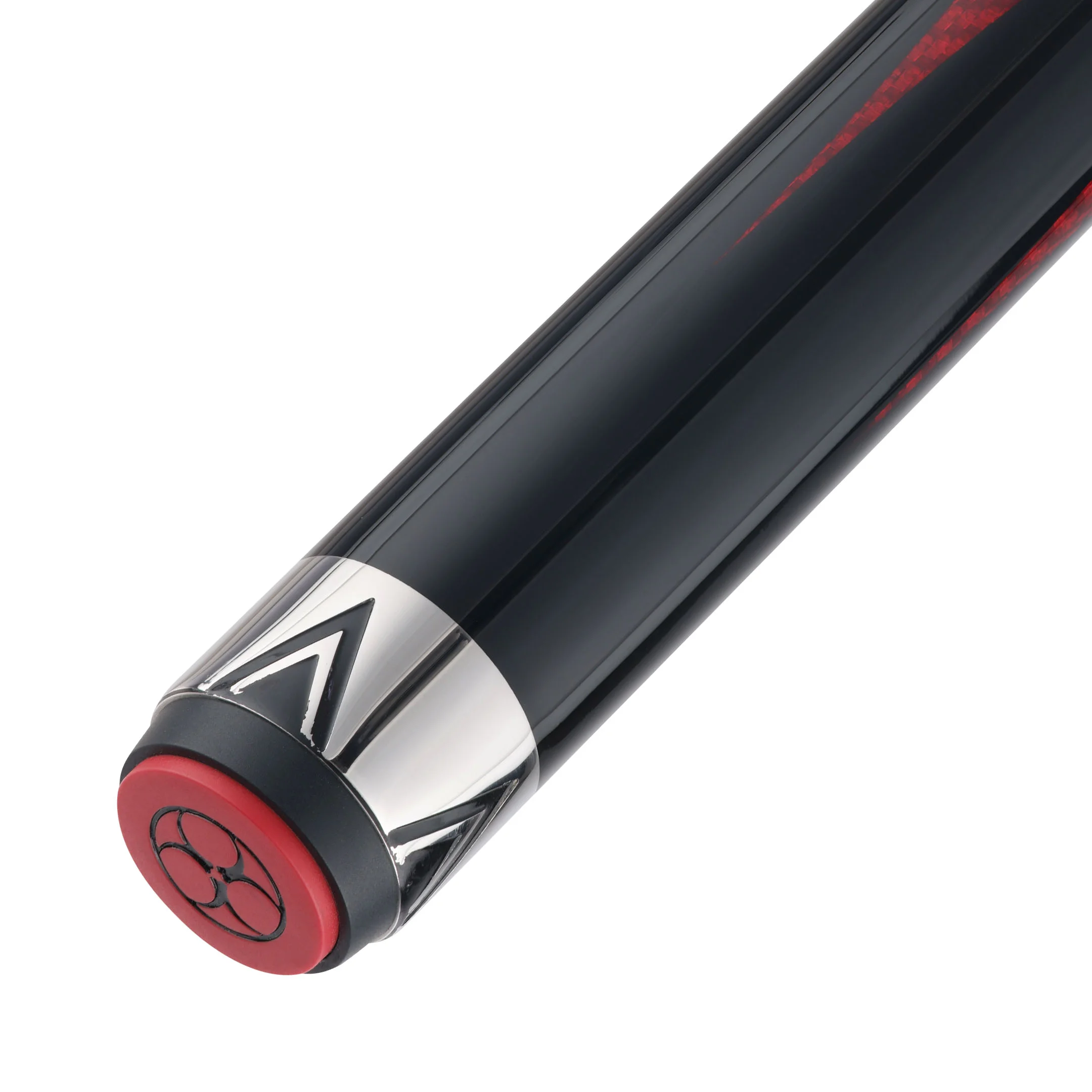 Poison Maelith Pool Cue with Carbon Fiber Shaft - Black/Red - Image 3