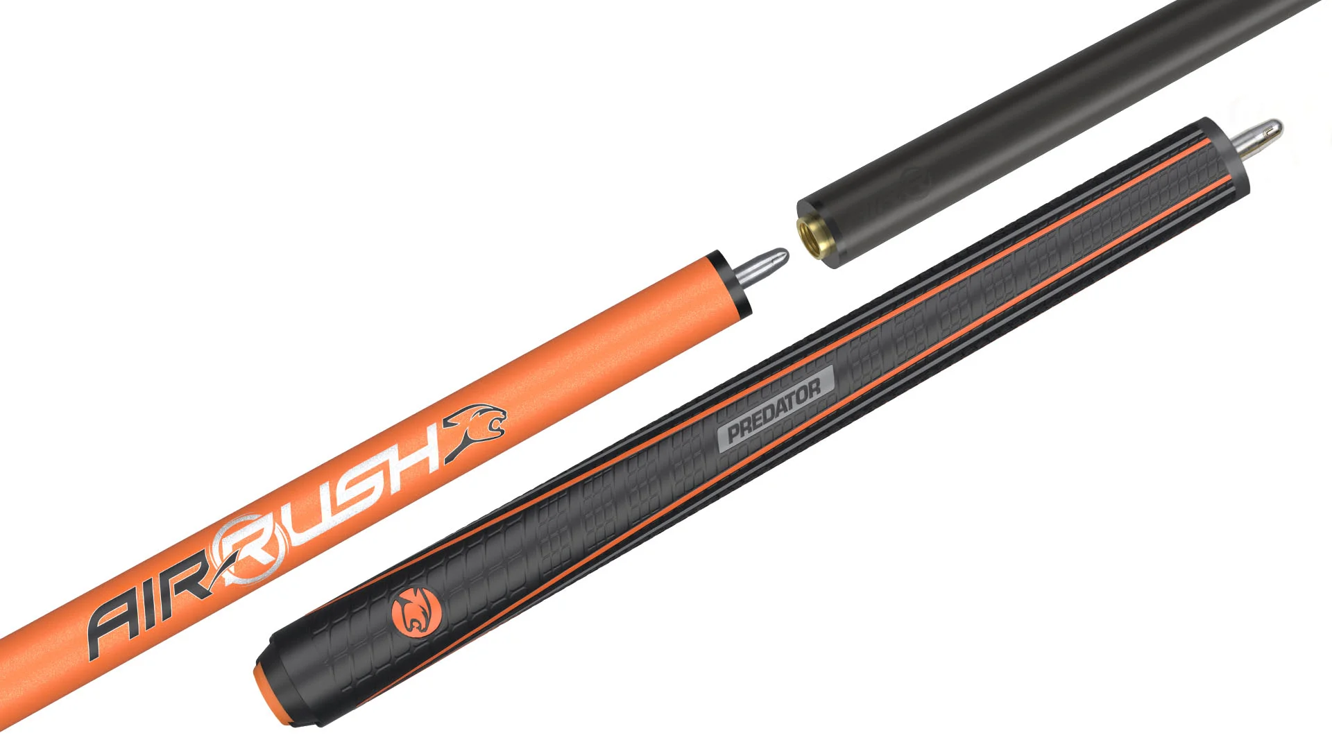 Predator Air Rush Flare Orange Jump Cue - Sport Wrap - Image 2