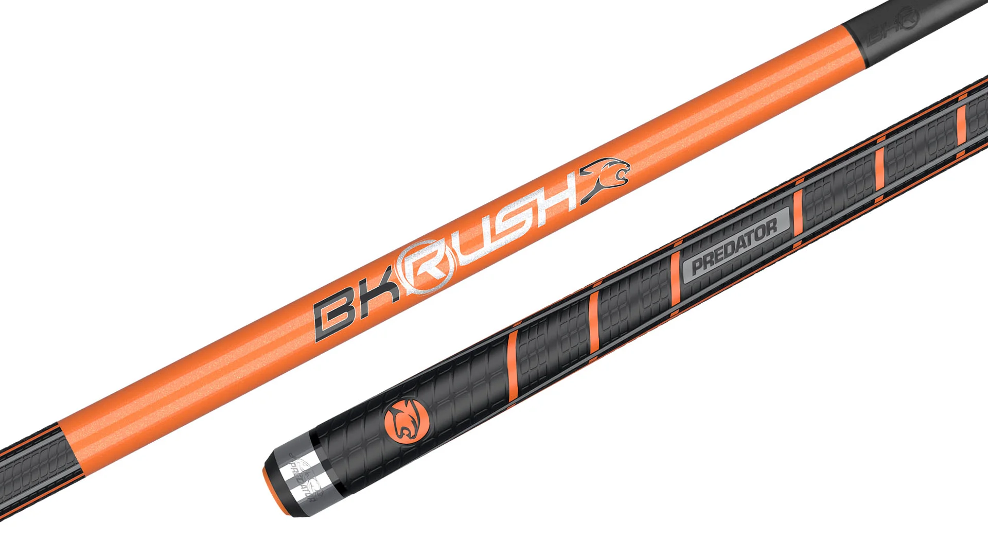 Predator Flare Orange BK Rush® Break Cue - Sport Wrap - Image 2
