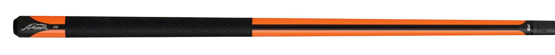 Predator P3 Flare Orange Pool Cue - Leather Luxe Wrap