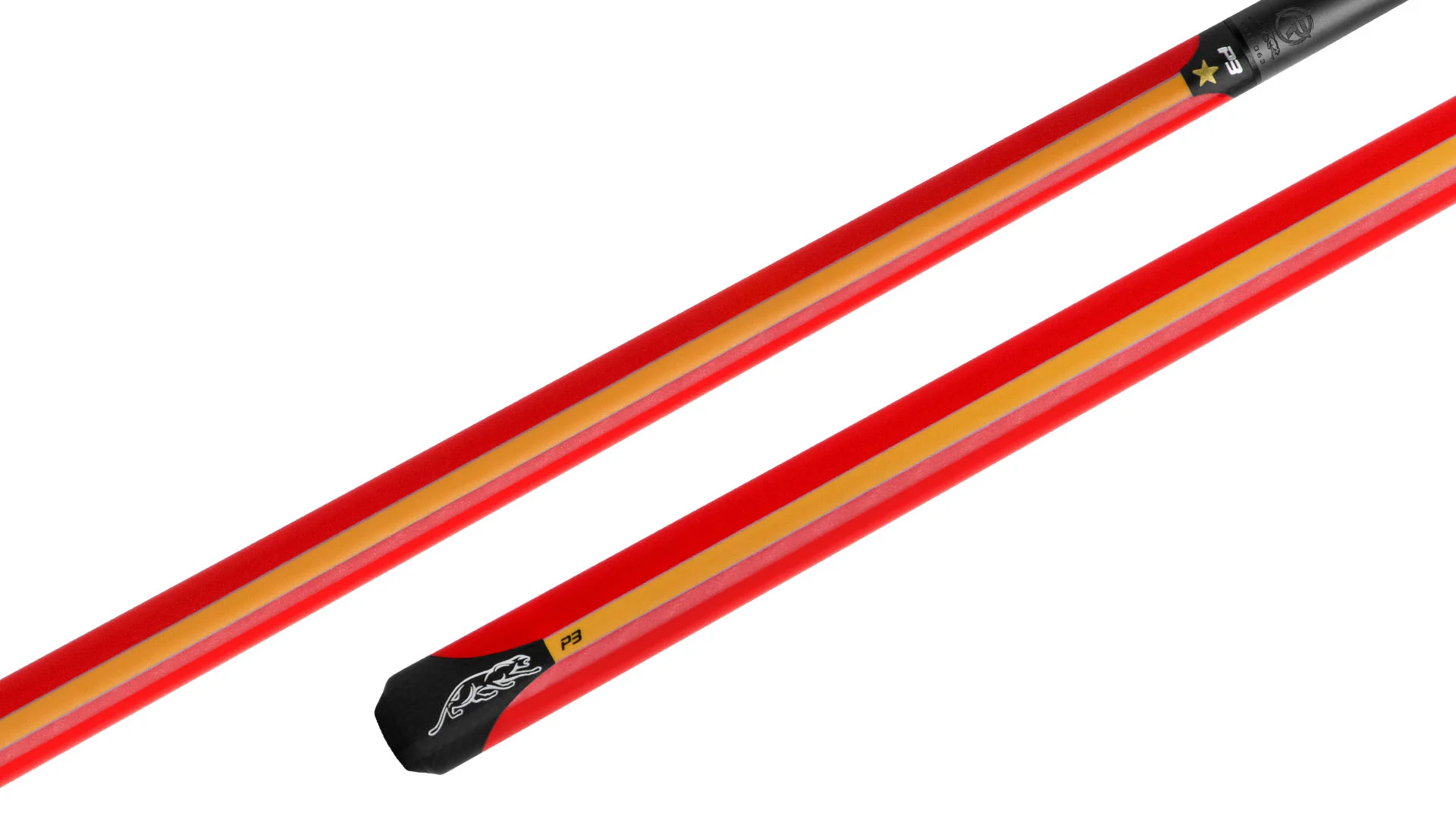 Predator P3 Vietnam Flag Pool Cue - No Wrap - Image 2